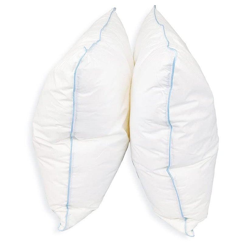 Pillowtex Set of 2 Pillows Similar to Holiday Inn Soft Blue Cord Soft Bed Pillow - King Size - Image 5